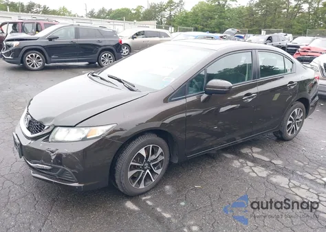 2014 Honda Civic Ex из США, поврежденный, VIN 2HGFB2F84EH516413